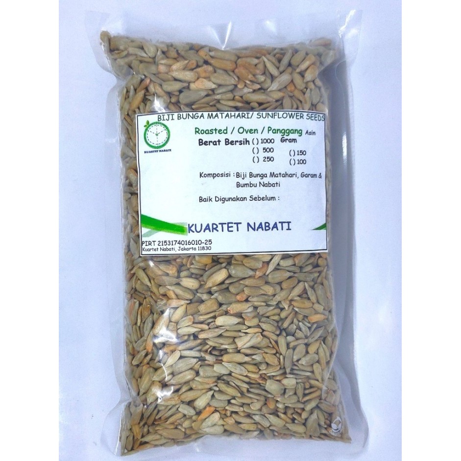 

2 KG ROASTED SUNFLOWER SEEED - BIJI BUNGA MATAHARI KUPAS -PANGGANG