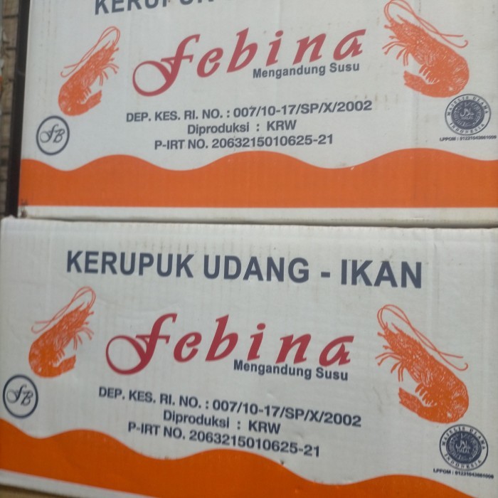 

KERUPUK UDANG GONDANG/GD (FEBINA) 1DUS