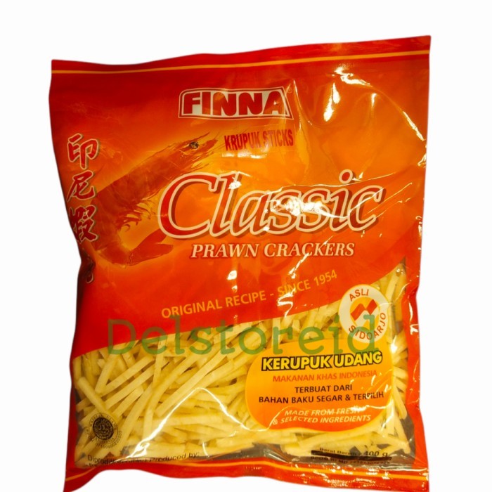 

FINNA KRUPUK STICKS CLASSIC PRAWN CRACKERS 400 GR