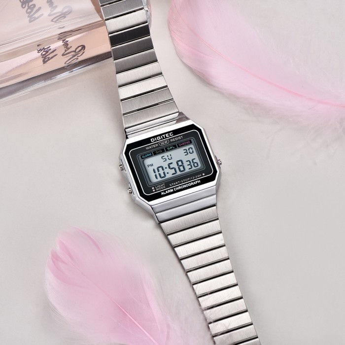 DIGITEC DG-3103T JAM TANGAN WANITA DIGITAL RANTAI CLASSIC 3103 / A700W
