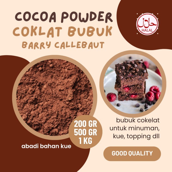 

COCOA POWDER 500 GRAM / COKLAT BUBUK / COKELAT BUBUK