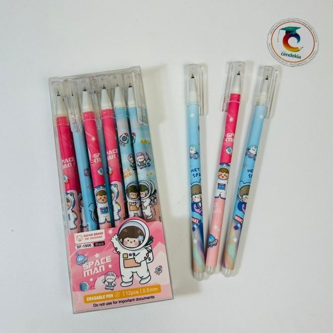

monggo] Pulpen Bisa dihapus 0.5 Hitam SAFARI SF-1906