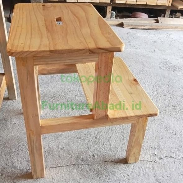 Terjangkau Step Stool Kayu, Kursi Tangga,Tangga Dapur,