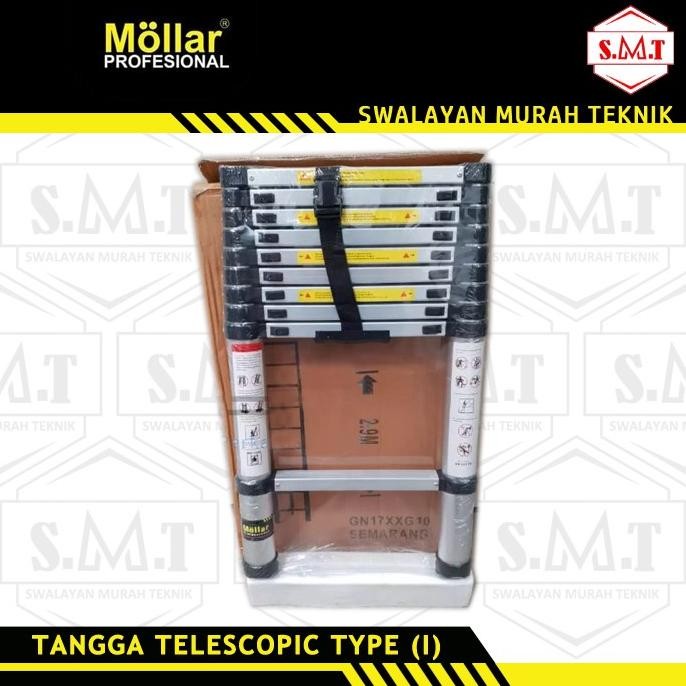 Miliki Tangga Telescopic 3.8 Meter / Tangga Teleskopik 3.8 M / Tangga 3 M