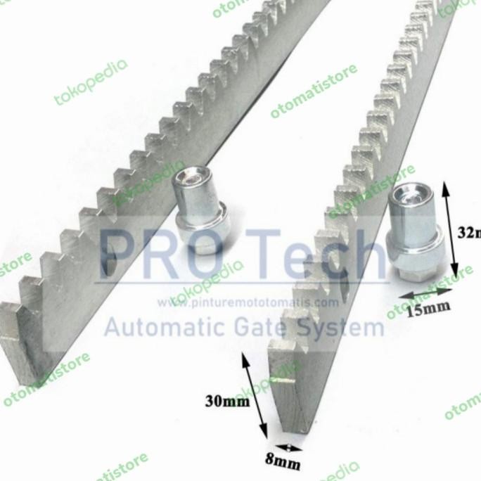 Terjangkau Gear Rack / Rel Pintu Pagar Gerbang Otomatis
