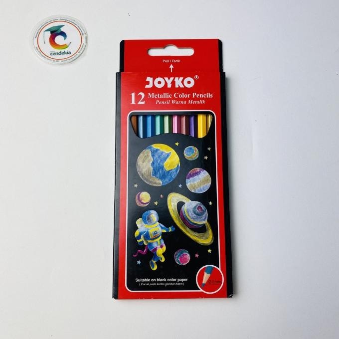 

~^~^~^] Pensil Warna Metalik JOYKO 12 Warna Metalic CP-123M