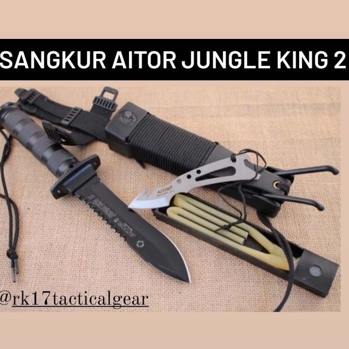 (ORIGINAL) SANGKUR AITOR JUNGLE KING 2 - AITOR SPANYOL - SANGKUR TNI