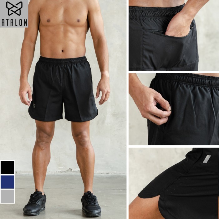 Atalon Running Pants - Celana Pendek Ringan Lari Jogging Marathon