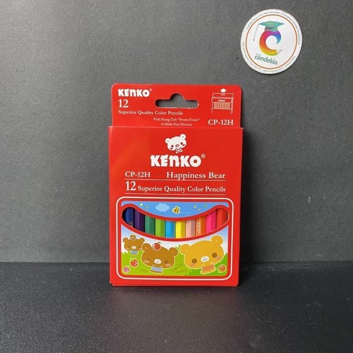 

<<<<<] Pensil Warna KENKO Classic CP-12F 12 Warna Pendek Mini Color Pencil
