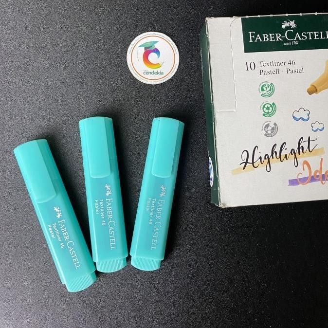 

#@#@#@#@] Highlighter Textliner 46 Stabilo Faber Castell pastel Turquoise