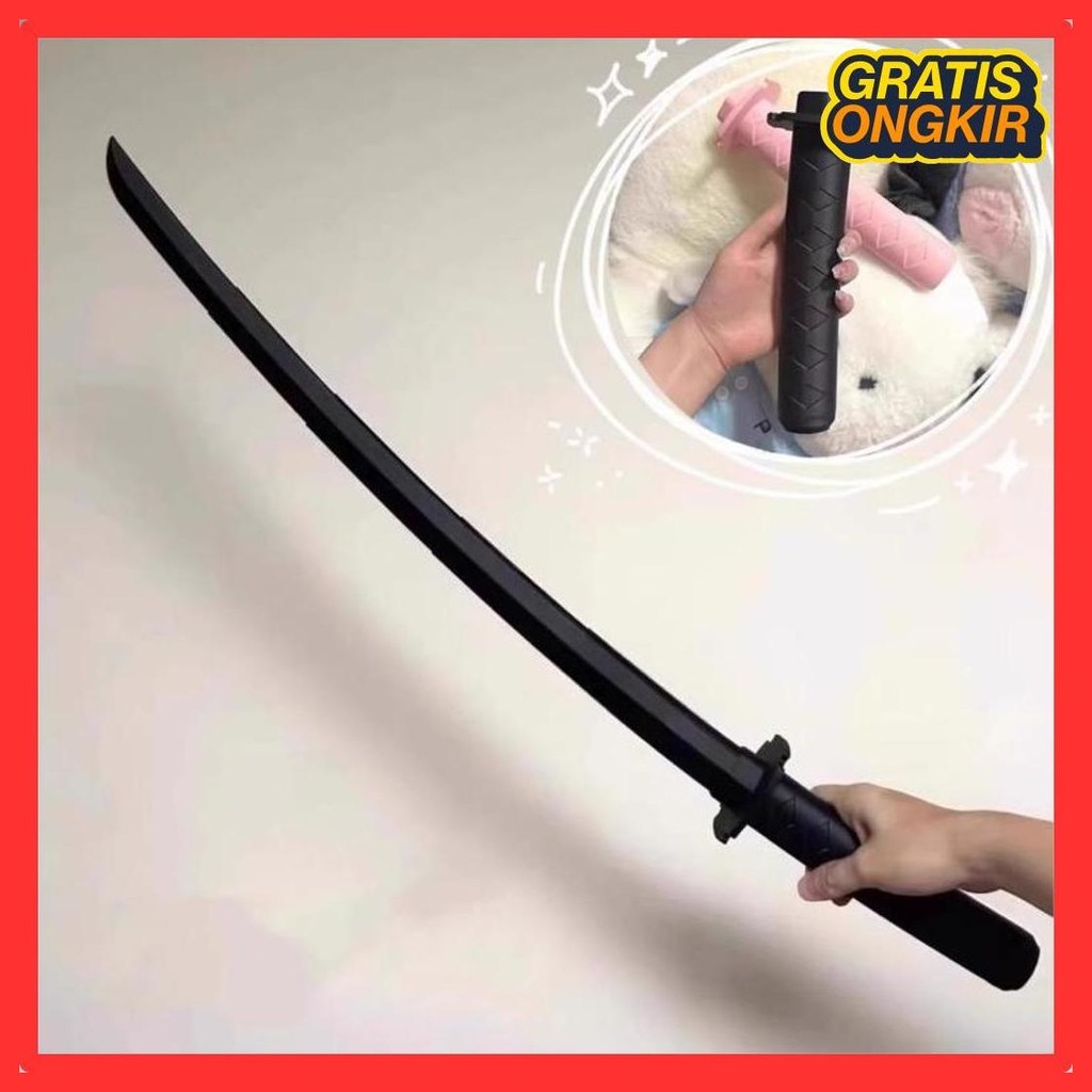 Mainan Pedang Lipat,Kimetsu Samurai Katana,Mainan Katana Promo