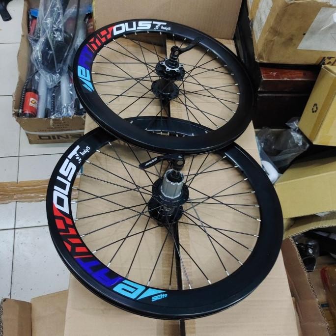 Whellset GT half 5 349 406 451 hub disk GT half5 jangkrik disk The best