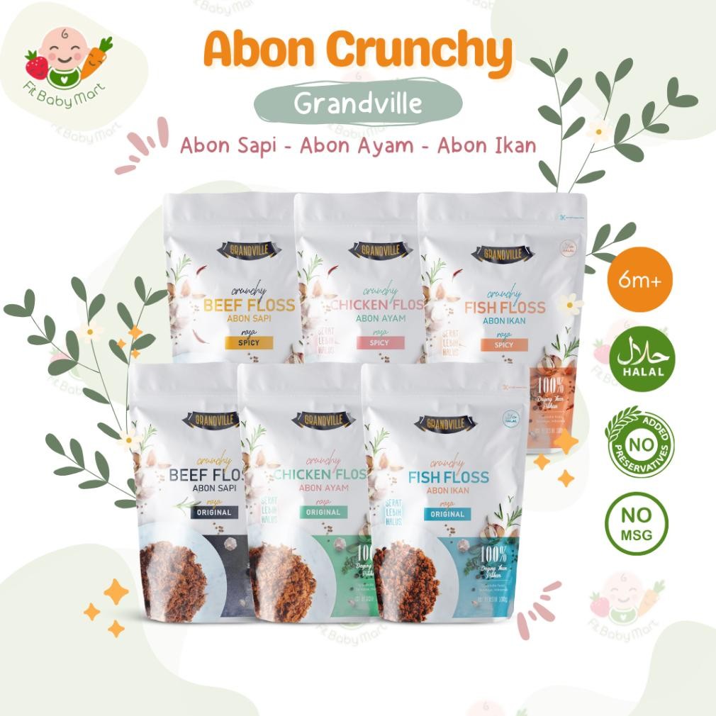 

- Abon Sapi Ayam Ikan Crunchy | Makanan Instan SNACK MPASI