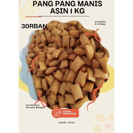 

Pang Pang Asin Gurih 1kg / Snack Jadoel / Snack kiloan/ Cemilan Gurih