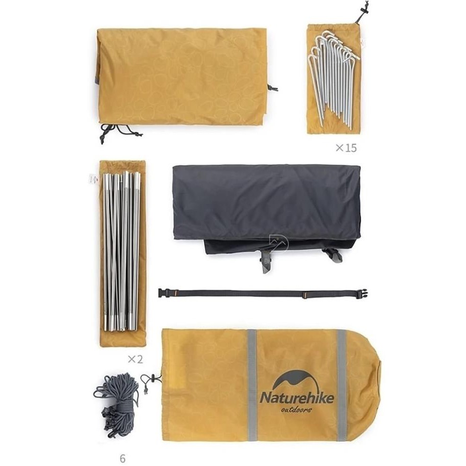 Tenda Naturehike 3P Nh18Z033-P Camping Tent Ultralight Premium