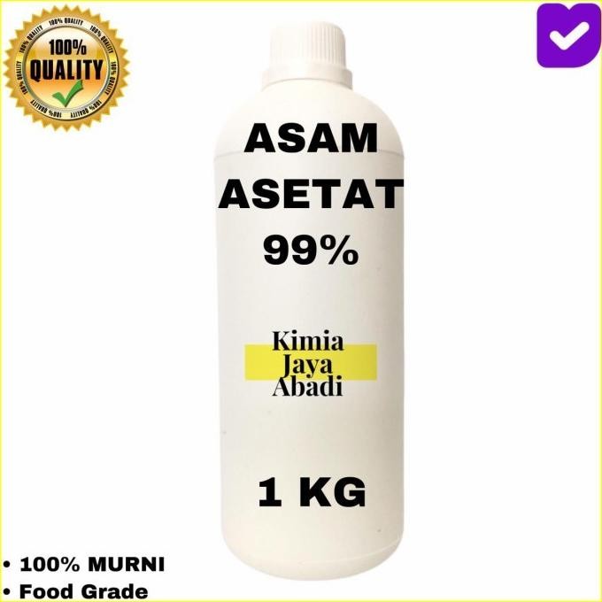 

Cuka Makan 99% / Asam Cuka 1 KG Food Grade