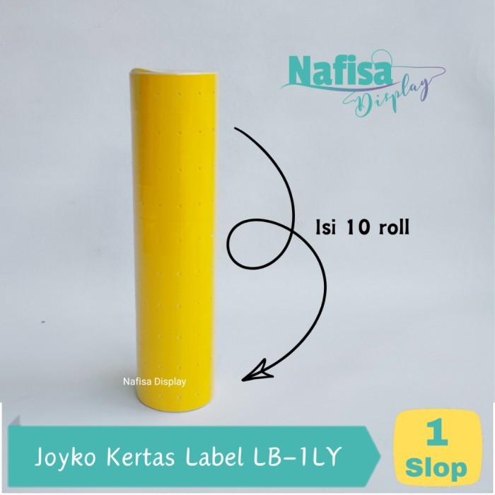 

Joyko Kertas Label Harga 1 Baris Kuning Isi 10 Roll Lb1Ly