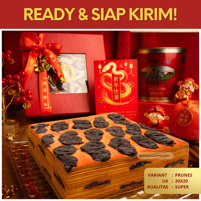 

(Preorder) Lapis Legit Prunes Super 20X20 Hampers Imlek Sincia Cny Original