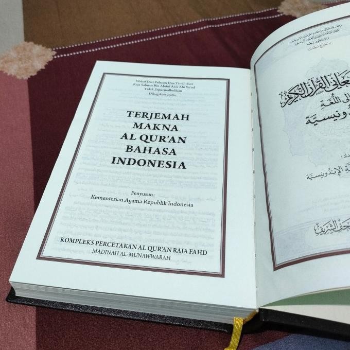 Mushaf Madinah Terjemah Alquran Saudi Terjemah, Asli Saudi Ukuran A5 Terlaris