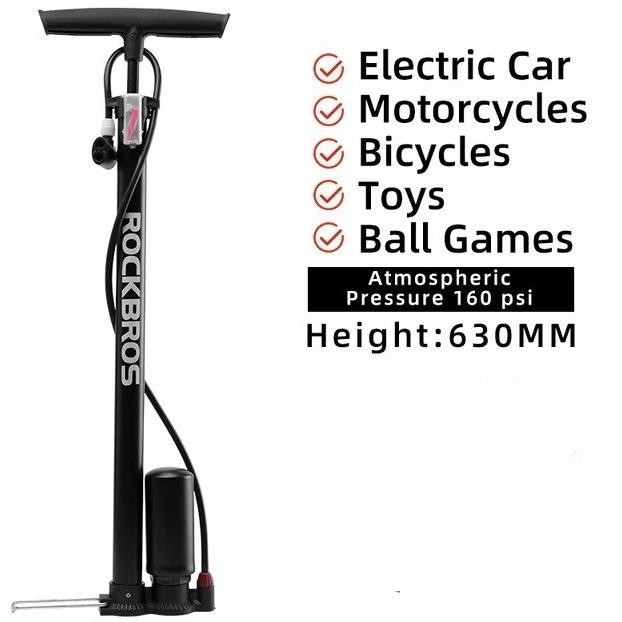 Pompa Ban Sepeda Motor Bola Rockbros Pump 380G 160 Psi Pompa Sepeda Original Dan Terpercaya