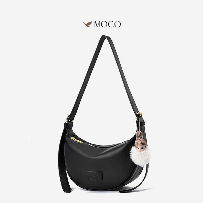 NINA HOBO BAGMOCO FASHION TAS SELEMPANG WANITA LUCU MOON BAG 2239 A