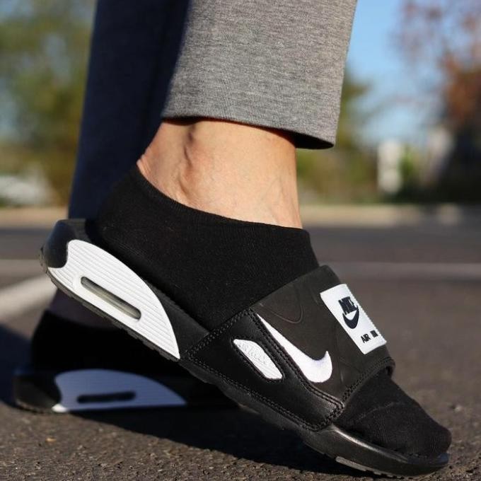 Nike Air Max 90 Slide Sandal Sneakers Casual Pria Original Am 97 98 Maskeri_Aja