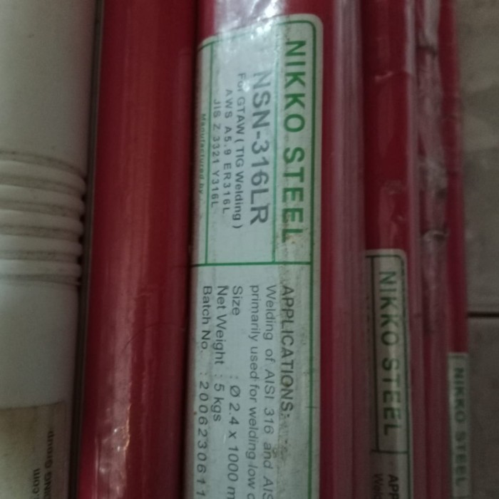 KAWAT LAS ARGON TIG STAINLESS ER316L