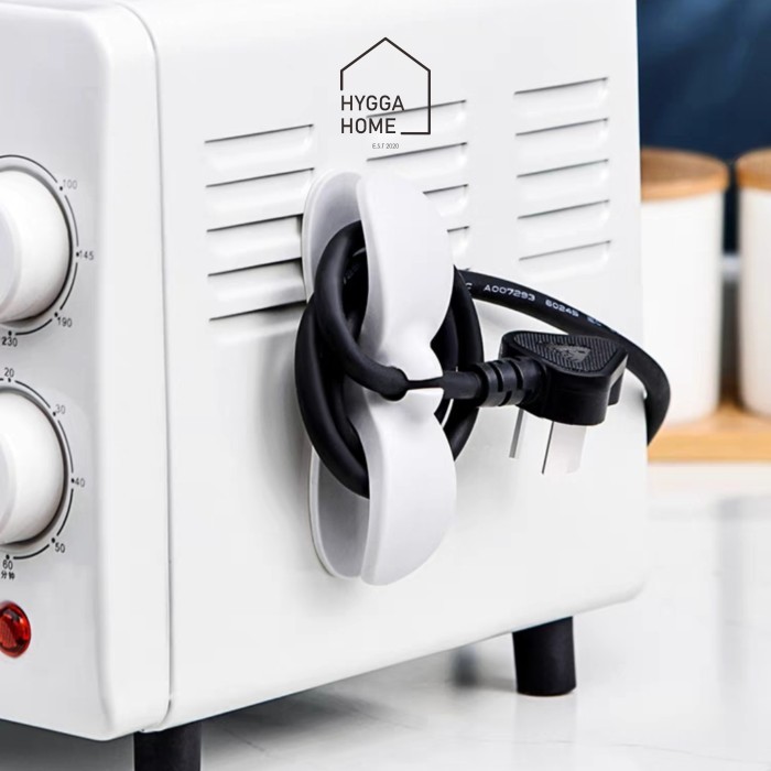 

Kenji Penggulung Kabel Tempel Dinding/ Wire Cable Holder Adhesive Clip