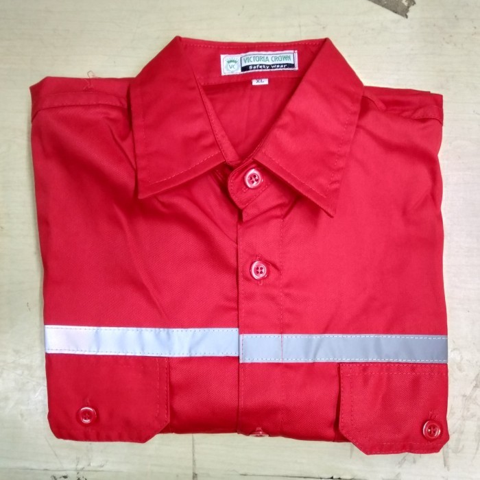 Baju Safety proyek lengan panjang