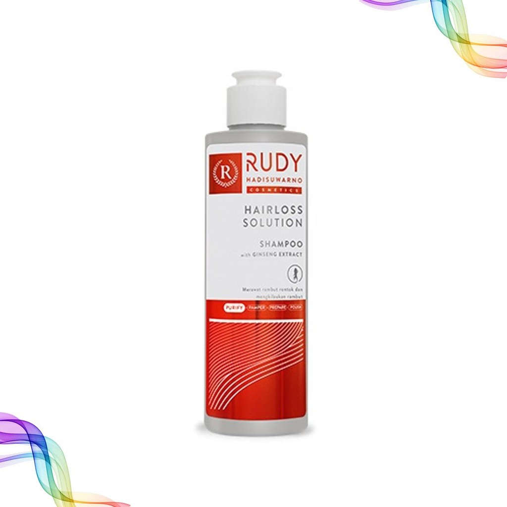 Rudy Hadisuwarno Cosmetics Hairloss Solution Shampoo 200ml Mengurangi Rambut Rontok