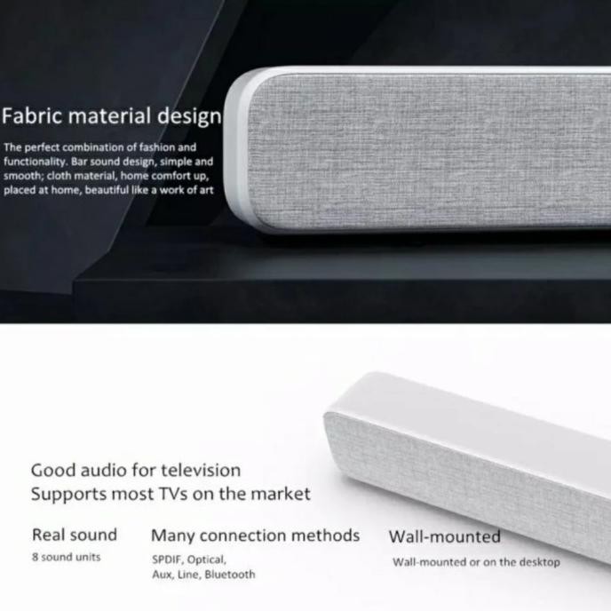 MI SOUNDBAR 8 SPEAKER WIRELESS BLUETOOTH Terlaris
