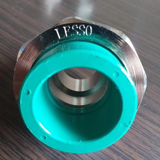 Male Thread PPR Lesso water mur Sok drat Luar 1" Inch DN 32mm