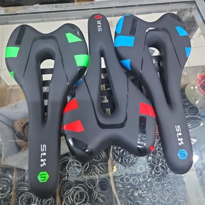 Sadel Gel Tipis Bolong SLK roadbike mtb fixie bmx
