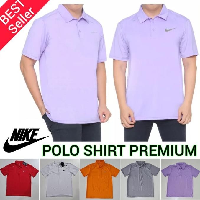 Polo Shirt Sport Pria Kaos Olah Raga Jogging Badminton Baju Lari Kerah Terlaris
