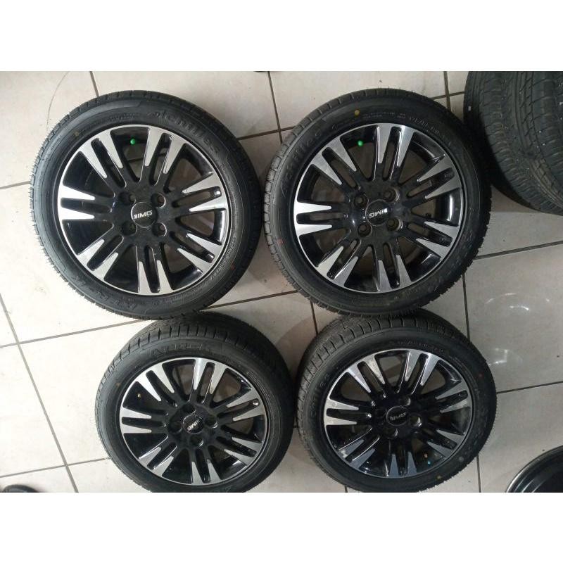 Velg Mobil Bekas Img Ring 15 Lebar 5.5 Pcd 4X100 + Ban Achilles 175 55 R15