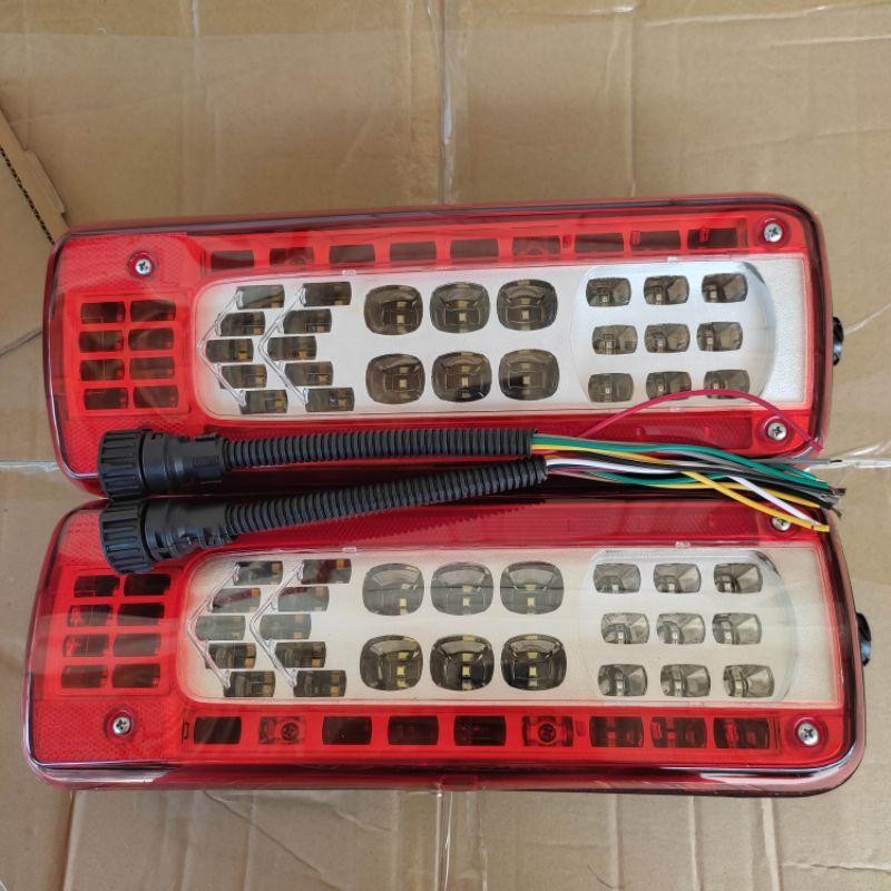 Lampu Belakang Stop Lamp Truk Volvo Pendek 24V
