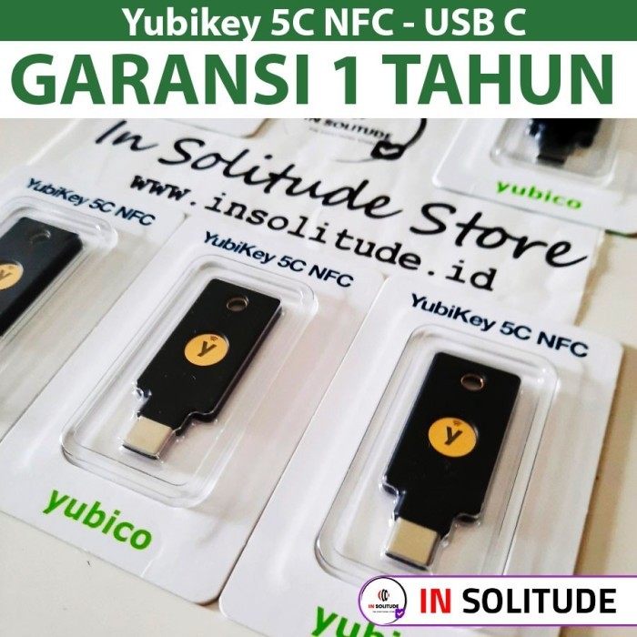 Yubikey Yubico 5 5C NFC Security Key USB & Two Factor Authentication