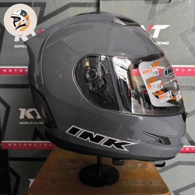 Helm Full Face INK Stealth Double Visor Terlaris