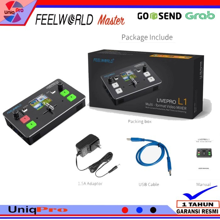Feelworld LIVEPRO L1 / Live Pro Multi-format Video Mixer 4 HDMI Inputs