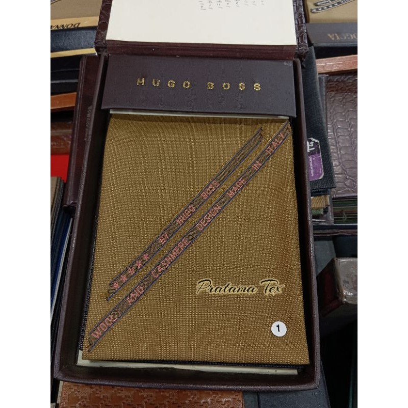 Bahan Jas Celana Semi Wool Serat / Kain Stelan Jas Celana Semi Wool Premium By Hugo Boss ( Harga Per