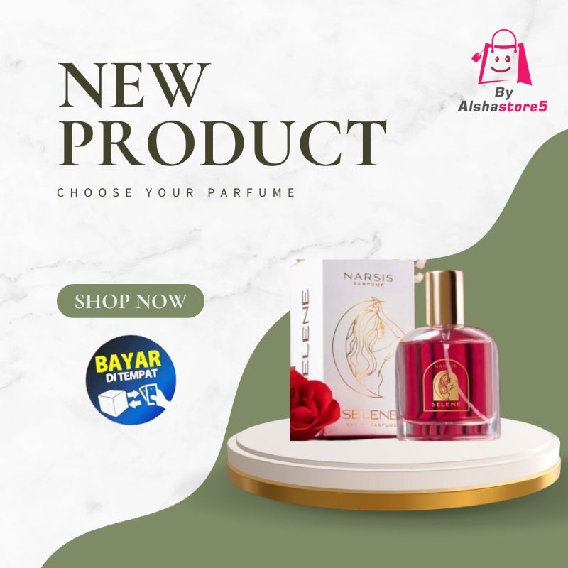 PARFUM NARSIS SELENE ORIGINAL Eau de Parfume 1 PCS - Parfume Pria Wanita Tahan Lama Bpom Terbaru