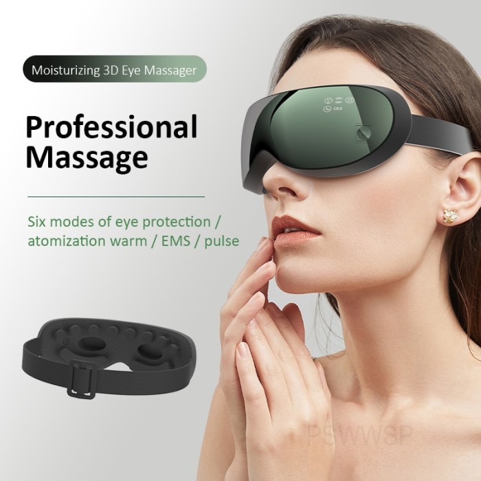 Smart Visible Eye Massager EMS Pulse Vibration Eyes Mask Dry Eye Dark