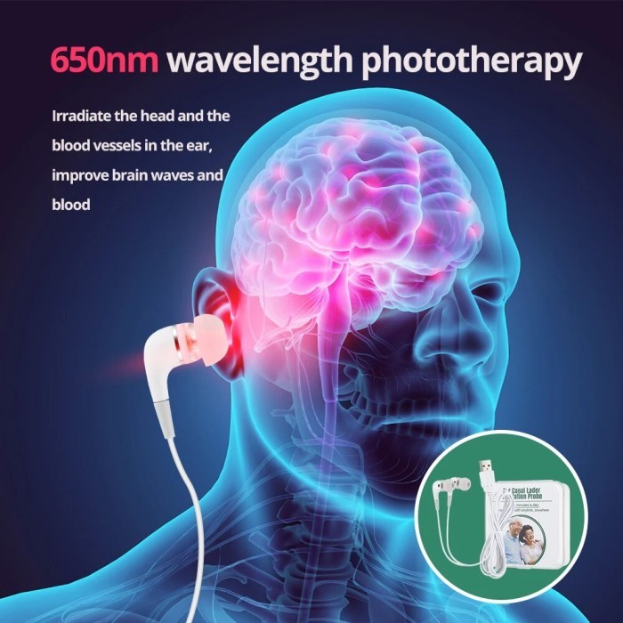 Tinnitus Ear Laser Therapy LLLT Irradiation Laser Physiotherapy