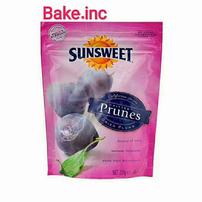 

[Bake.inc] Sunsweet Prunes 200g Buah Prune Kering