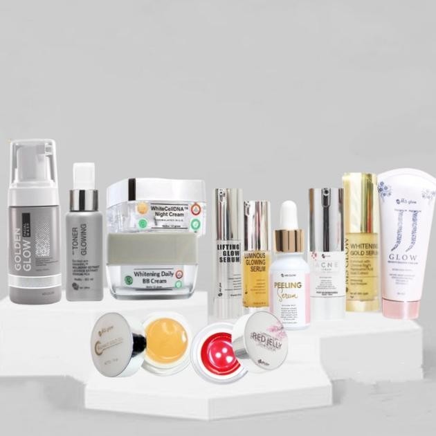 MS Glow Official Store Original Series perawatan wajah mencerahkan memutihkan MSGLOW ORI paket wajah