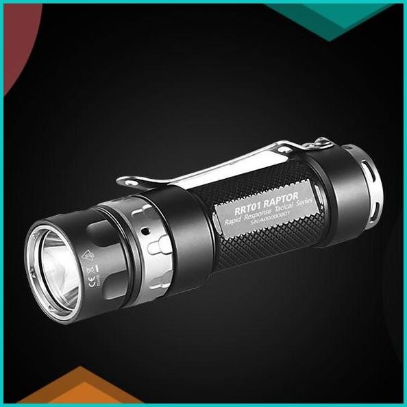 JETBeam RRT01 Raptor Senter LED Nichia 219C 950 Lumens Extension Tube