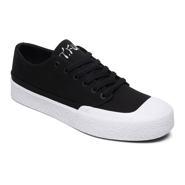 DC Shoes Men T-Funk Lo S x Tati Shoes Black/Black/White ADYS300578