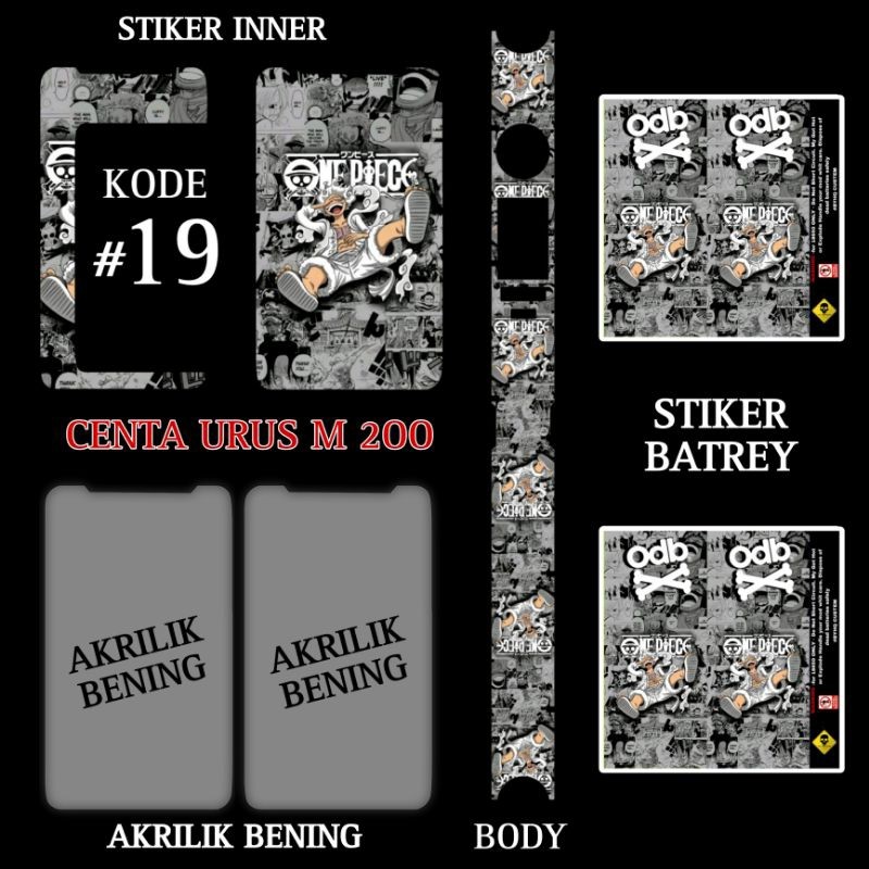 

*PromoTerjangkau* Paket Lengkap Bonus Bagdor Bening Tipe 200 M Garskin Wrap Stiker Premium / X Casing Case COD