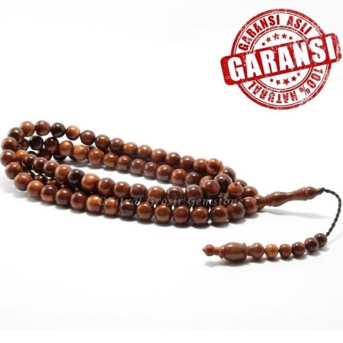 TASBIH 100 KAYU KAUKAH / KOKKA / KAOKA, ASLI ISTANBUL TURKI,