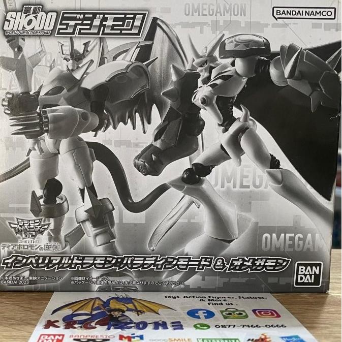 BANDAI TAMASHI EXCLUSIVE SHODO DIGIMON - OMEGAMON / OMNIMON FIGURE NOT SHF 2401T